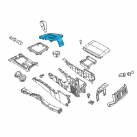 OEM 2014 Dodge Challenger Bezel-Console PRNDL Diagram - 4578633AA