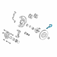 OEM 2002 Toyota Corolla Brake Hose Diagram - 90947-02911