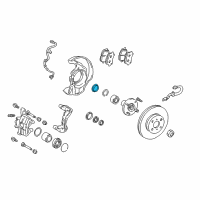 OEM 2000 Toyota Corolla Oil Seal Diagram - 43246-12040