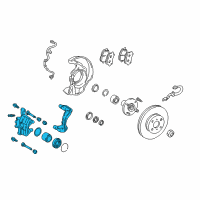 OEM Toyota Corolla Caliper Diagram - 47730-02050