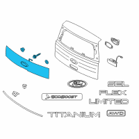 OEM 2010 Ford Flex Applique Diagram - AA8Z-74425A34-A