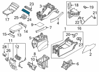 OEM 2021 Hyundai Santa Fe CONTROL ASSY-HEATER Diagram - 97250-CL090-RRB