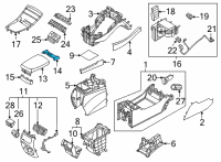 OEM Hyundai LOCK ASSY-ARMREST Diagram - 84663-S1AA0-SST