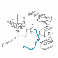 OEM 2019 Buick Regal Sportback Negative Cable Diagram - 39195686