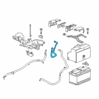 OEM 2020 Buick Regal Sportback Battery Cables Diagram - 39195684
