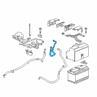 OEM Buick Regal TourX Positive Cable Diagram - 39110528