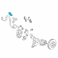 OEM 1994 Buick LeSabre Bracket-Wheel Speed Sensor Wire Diagram - 25532524