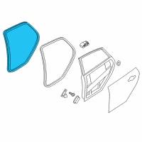 OEM 2012 Ford Focus Body Weatherstrip Diagram - CV6Z-5825324-A