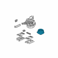 OEM 2002 Honda CR-V Motor Assembly, Fan Diagram - 79310-S7A-G12