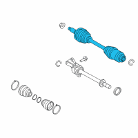 OEM 2008 Ford Fusion Axle Assembly Diagram - 8E5Z-3A428-C