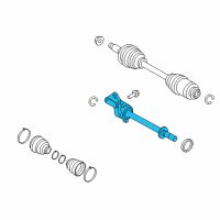 OEM 2008 Lincoln MKZ Inner Shaft Diagram - 7H6Z-3A329-B