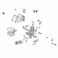 OEM 2015 Lexus IS350 Switch Assy, Power Seat Diagram - 84920-53040