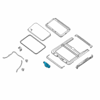 OEM 2016 Nissan Sentra Motor Assy-Sunroof Diagram - 91295-4AF0A