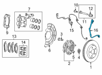 OEM 2021 Jeep Grand Cherokee L BRAKE Diagram - 68347123AD