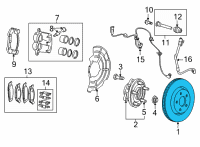 OEM Jeep Grand Cherokee L BRAKE Diagram - 68340474AA