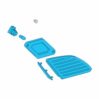 OEM Toyota Avalon Back Up Lamp Assembly Diagram - 81680-AC030