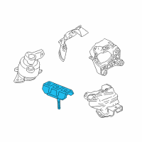 OEM 2016 Chevrolet Colorado Transmission Mount Diagram - 23195929