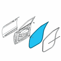 OEM 2021 Hyundai Venue W/STRIP Assembly-FR Dr Side LH Diagram - 82130-K2000