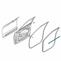OEM 2021 Hyundai Venue W/STRIP-FR Dr Belt I/S LH Diagram - 82231-K2000