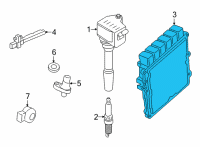 OEM 2022 BMW M4 BASIC COTROL UNIT DME Diagram - 12-14-5-A24-A46