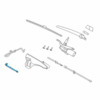 OEM BMW X5 Hose Line, Angled Diagram - 61-66-7-329-178