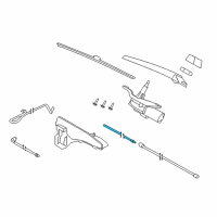 OEM BMW X5 Hose Line, Straight Diagram - 61-66-7-329-177