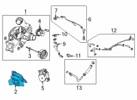 OEM Chevrolet Turbocharger Gasket Diagram - 55494843