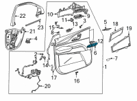 OEM 2021 Cadillac Escalade ESV Handle, Inside Diagram - 84959803