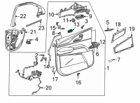 OEM Cadillac Seat Heat Switch Diagram - 84888363