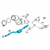 OEM BMW Exhaust System-Front Pipe Diagram - 18-30-8-693-941