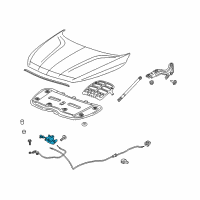 OEM Chevrolet Traverse Latch Diagram - 84160735
