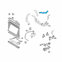 OEM Toyota Avalon Upper Hose Diagram - 16571-AD010