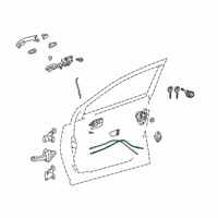 OEM Toyota RAV4 Prime Lock Cable Diagram - 69710-0R060