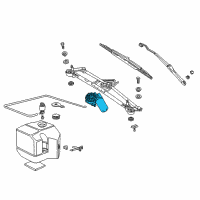 OEM 1998 BMW 323is Windshield Wiper Motor Diagram - 67-63-8-363-514