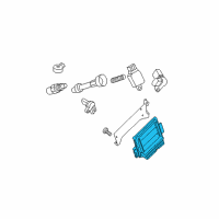 OEM Nissan Xterra Engine Control Module Diagram - 23710-ZL04A