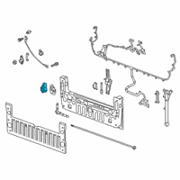 OEM 2019 Chevrolet Silverado 1500 LATCH-PUBX E/GATE Diagram - 23392725