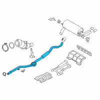 OEM BMW 430i xDrive Gran Coupe Muffler Diagram - 18-30-8-638-776