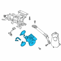 OEM Honda Passport MOTOR, STEERING Diagram - 53281-TGS-A11