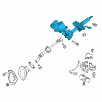 OEM 2018 Toyota Sienna Steering Column Diagram - 45250-08062