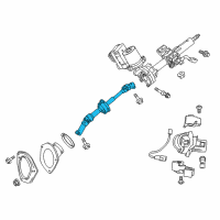 OEM 2020 Toyota Sienna Intermed Shaft Diagram - 45220-08030