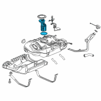 OEM 2014 Chevrolet Cruze Fuel Pump Diagram - 13510671