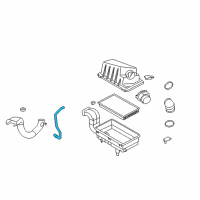 OEM Ford Focus Hose Diagram - 2M5Z-6A664-AA