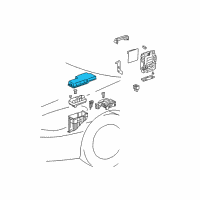 OEM Toyota Solara Junction Block Diagram - 82672-AA010