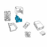 OEM Chrysler Cirrus Floor Pan Diagram - 4814349