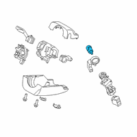 OEM Ford Escape Cylinder & Keys Diagram - CP9Z-11582-A