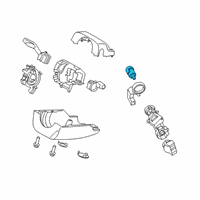 OEM 2013 Ford Focus Cylinder & Keys Diagram - CP9Z-11582-A