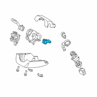 OEM 2017 Ford Mustang Wiper Switch Diagram - DG9Z-17A553-BA