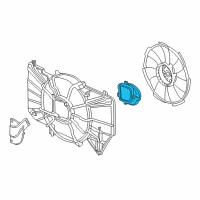 OEM 2017 Honda Accord Motor, Cooling Fan Diagram - 19030-5K0-A02