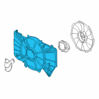 OEM Honda Accord Shroud Diagram - 19015-5K0-A01