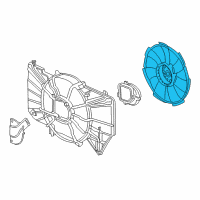 OEM 2015 Honda Accord Fan, Cooling Diagram - 19020-5K0-A01